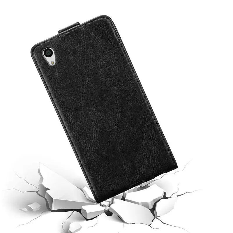 Cadorabo Hülle kompatibel mit Sony Xperia Z5 Schutzhülle im Flip Design mit Magnetverschluss
