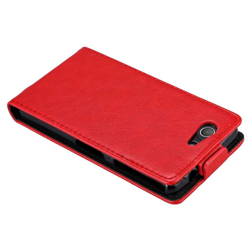 Cadorabo Hülle kompatibel mit Sony Xperia Z3 COMPACT Schutzhülle im Flip Design mit Magnetverschluss