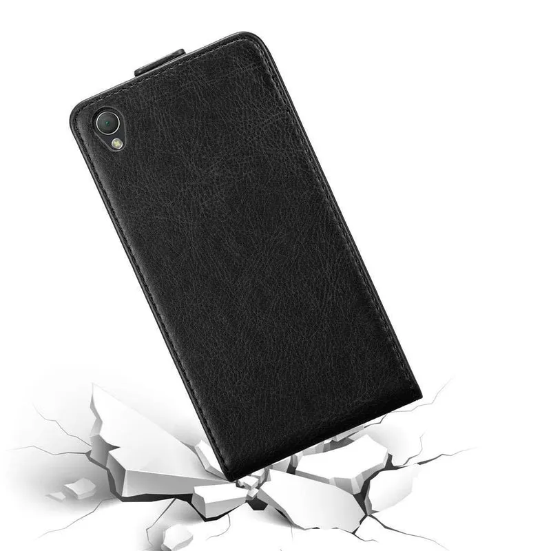 Cadorabo Hülle kompatibel mit Sony Xperia Z3 Schutzhülle im Flip Design mit Magnetverschluss
