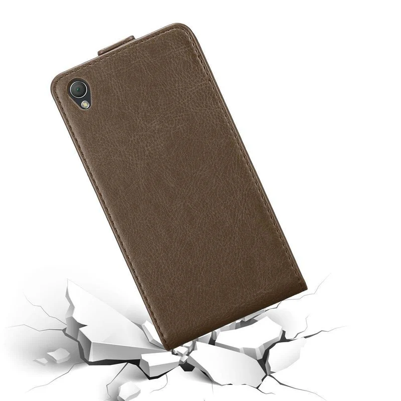 Cadorabo Hülle kompatibel mit Sony Xperia Z3 Schutzhülle im Flip Design mit Magnetverschluss