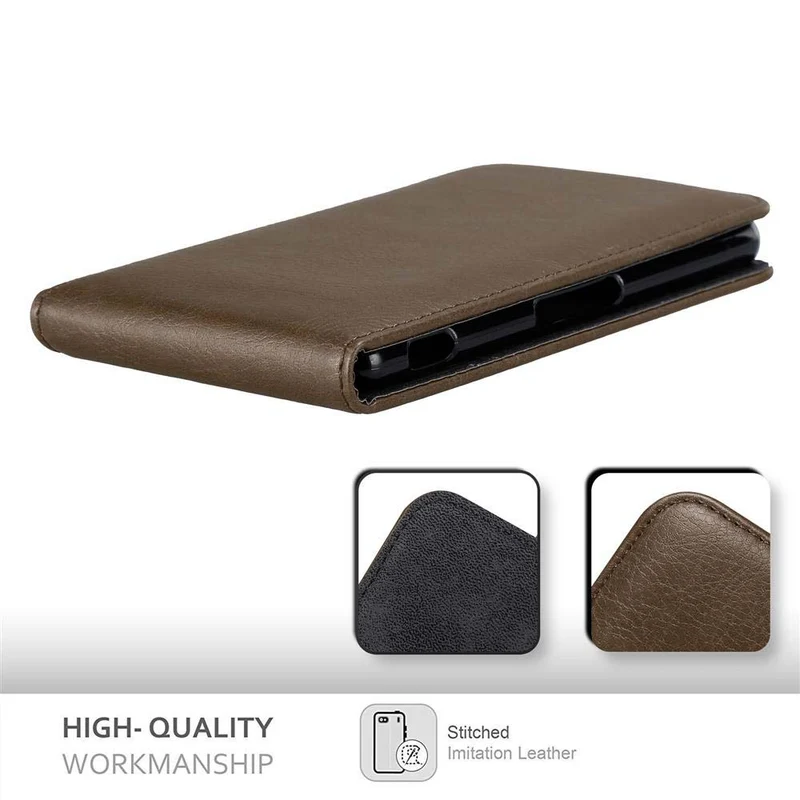 Cadorabo Hülle kompatibel mit Sony Xperia Z3 Schutzhülle im Flip Design mit Magnetverschluss