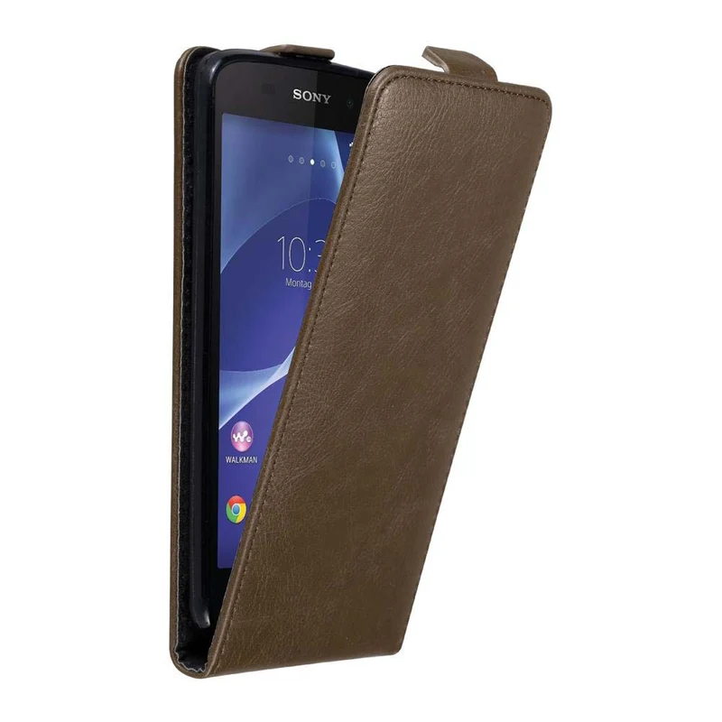 Cadorabo Hülle kompatibel mit Sony Xperia Z2 Schutzhülle im Flip Design mit Magnetverschluss
