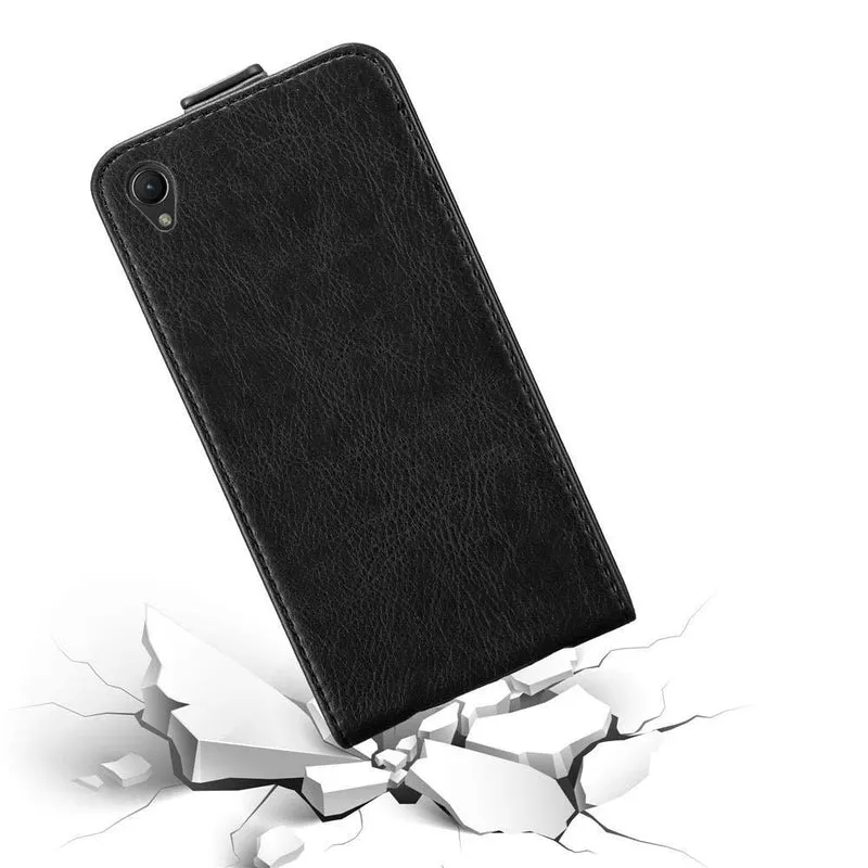Cadorabo Hülle kompatibel mit Sony Xperia Z1 Schutzhülle im Flip Design mit Magnetverschluss