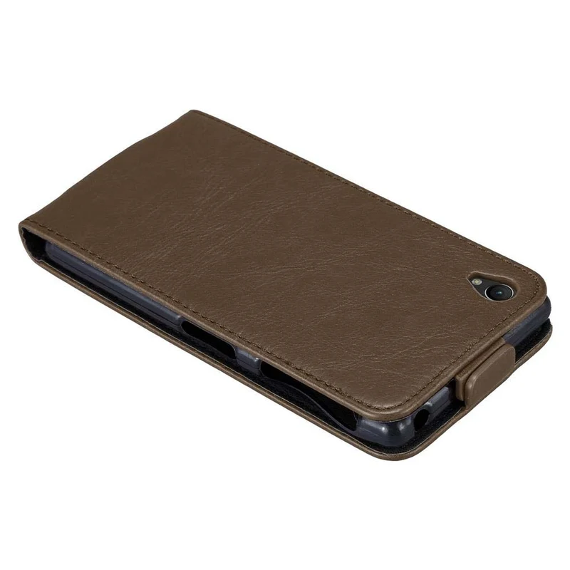 Cadorabo Hülle kompatibel mit Sony Xperia Z1 Schutzhülle im Flip Design mit Magnetverschluss