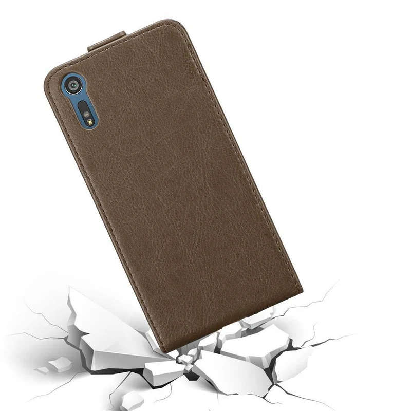 Cadorabo Hülle kompatibel mit Sony Xperia XZ / XZs Schutzhülle im Flip Design mit Magnetverschluss