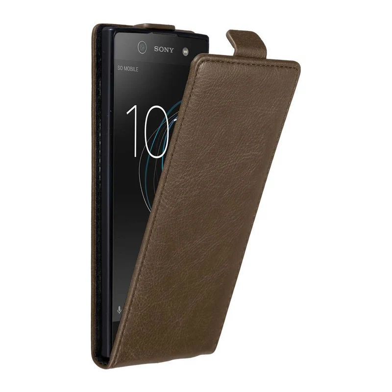 Cadorabo Hülle kompatibel mit Sony Xperia XA1 Schutzhülle im Flip Design mit Magnetverschluss
