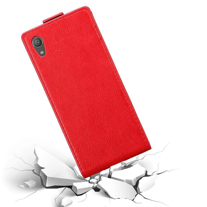Cadorabo Hülle kompatibel mit Sony Xperia XA1 Schutzhülle im Flip Design mit Magnetverschluss