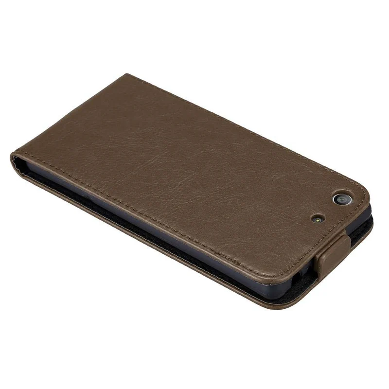 Cadorabo Hülle kompatibel mit Sony Xperia M5 Schutzhülle im Flip Design mit Magnetverschluss
