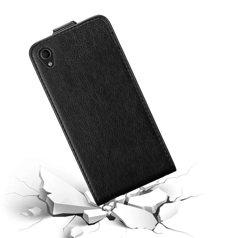 Cadorabo Hülle kompatibel mit Sony Xperia M4 AQUA Schutzhülle im Flip Design mit Magnetverschluss