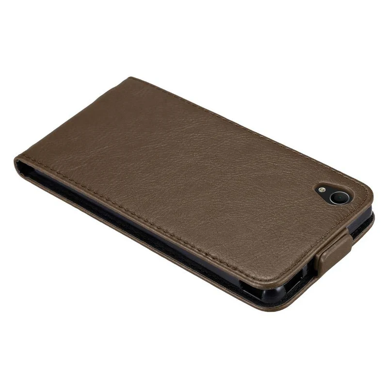 Cadorabo Hülle kompatibel mit Sony Xperia M4 AQUA Schutzhülle im Flip Design mit Magnetverschluss