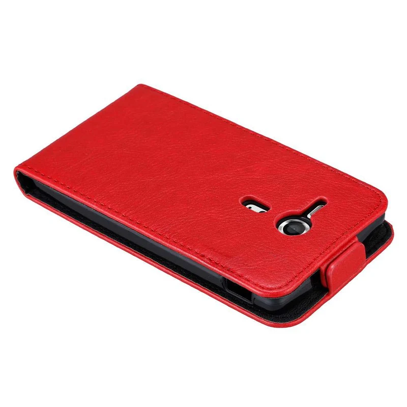 Cadorabo Hülle kompatibel mit Sony Xperia SP Schutzhülle im Flip Design mit Magnetverschluss