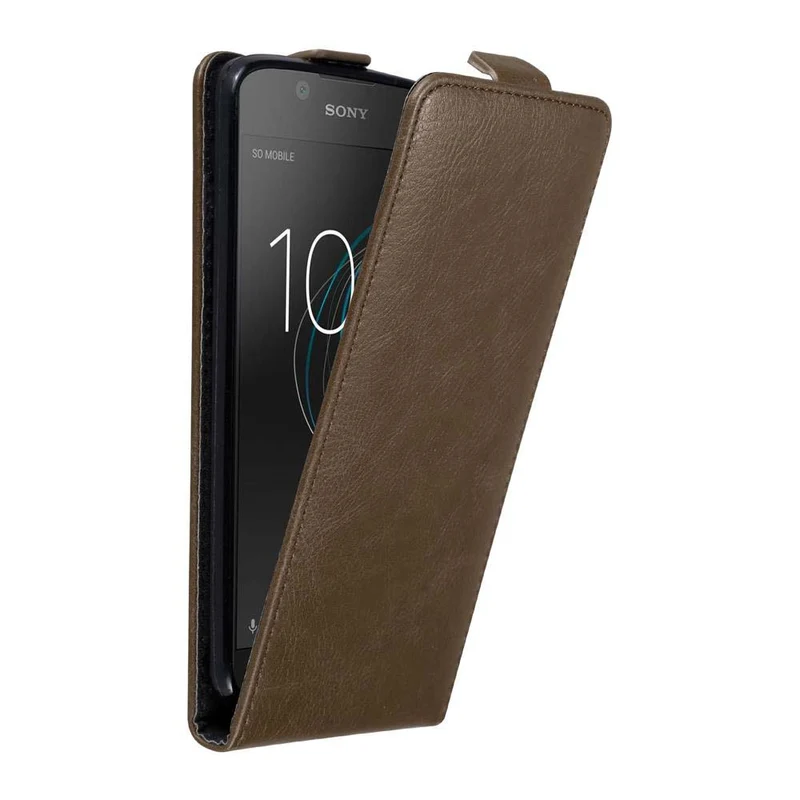 Cadorabo Hülle kompatibel mit Sony Xperia L1 Schutzhülle im Flip Design mit Magnetverschluss