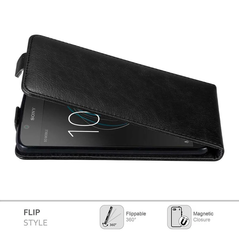 Cadorabo Hülle kompatibel mit Sony Xperia L1 Schutzhülle im Flip Design mit Magnetverschluss
