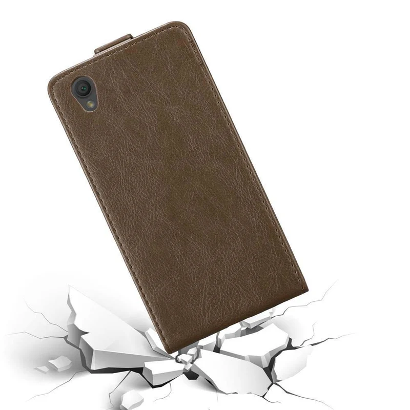 Cadorabo Hülle kompatibel mit Sony Xperia L1 Schutzhülle im Flip Design mit Magnetverschluss