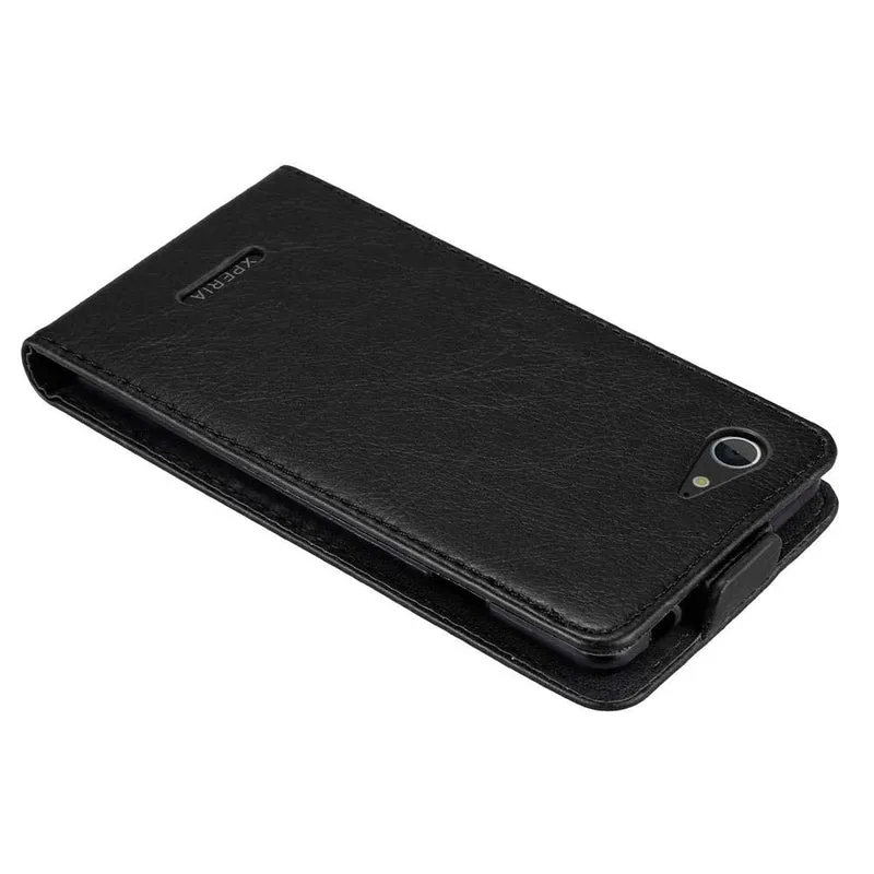 Cadorabo Hülle kompatibel mit Sony Xperia E3 Schutzhülle im Flip Design mit Magnetverschluss