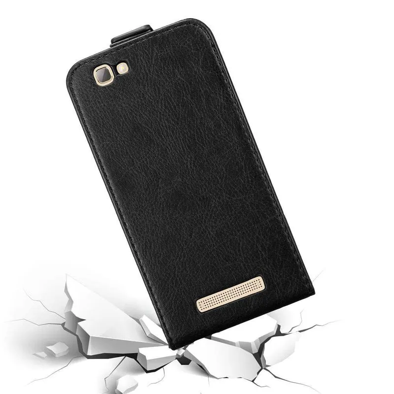 Cadorabo Hülle kompatibel mit ZTE Blade A612 Schutzhülle im Flip Design mit Magnetverschluss