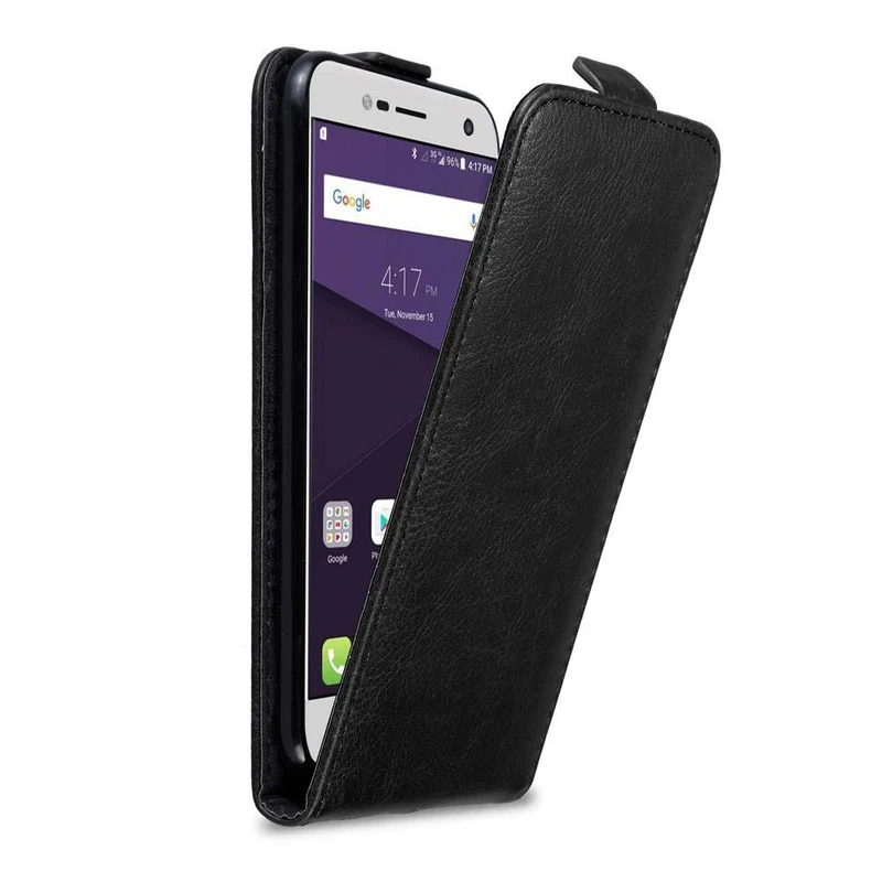 Cadorabo Hülle kompatibel mit ZTE Blade V8 MINI Schutzhülle im Flip Design mit Magnetverschluss