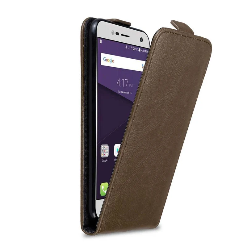 Cadorabo Hülle kompatibel mit ZTE Blade V8 MINI Schutzhülle im Flip Design mit Magnetverschluss