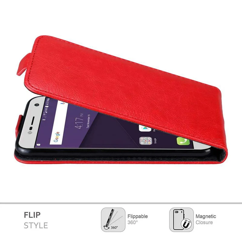 Cadorabo Hülle kompatibel mit ZTE Blade V8 MINI Schutzhülle im Flip Design mit Magnetverschluss