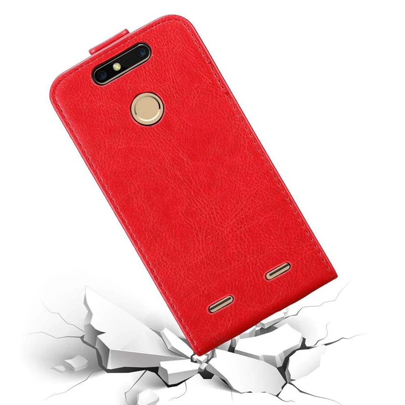 Cadorabo Hülle kompatibel mit ZTE Blade V8 MINI Schutzhülle im Flip Design mit Magnetverschluss