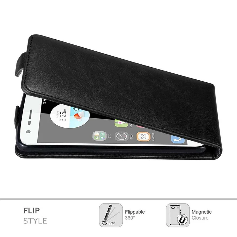 Cadorabo Hülle kompatibel mit ZTE Blade V8 MINI Schutzhülle im Flip Design mit Magnetverschluss