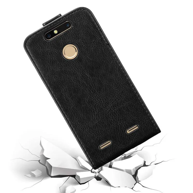 Cadorabo Hülle kompatibel mit ZTE Blade V8 MINI Schutzhülle im Flip Design mit Magnetverschluss