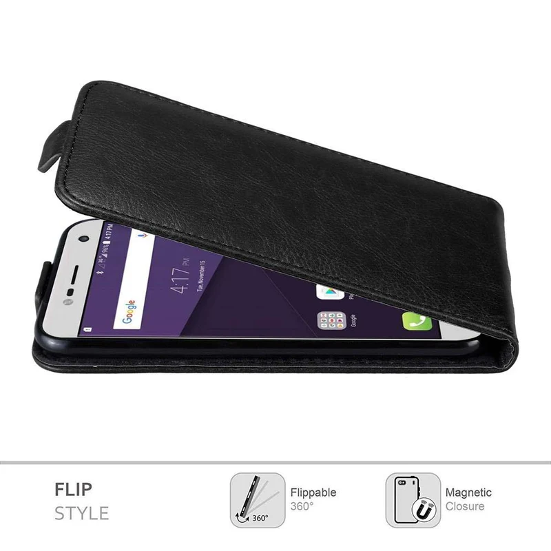 Cadorabo Hülle kompatibel mit ZTE Blade V8 MINI Schutzhülle im Flip Design mit Magnetverschluss