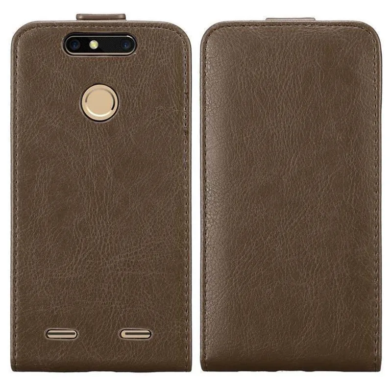 Cadorabo Hülle kompatibel mit ZTE Blade V8 MINI Schutzhülle im Flip Design mit Magnetverschluss