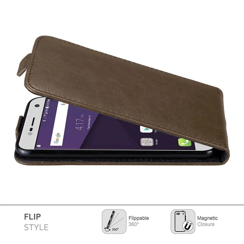 Cadorabo Hülle kompatibel mit ZTE Blade V8 MINI Schutzhülle im Flip Design mit Magnetverschluss