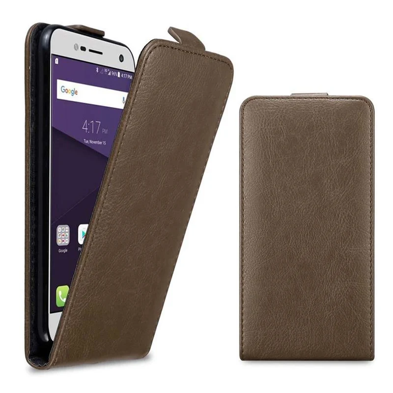 Cadorabo Hülle kompatibel mit ZTE Blade V8 MINI Schutzhülle im Flip Design mit Magnetverschluss