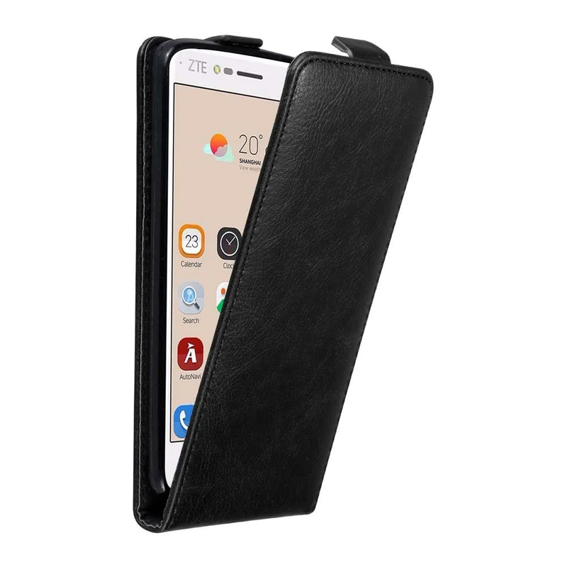 Cadorabo Hülle kompatibel mit ZTE Blade V8 Schutzhülle im Flip Design mit Magnetverschluss