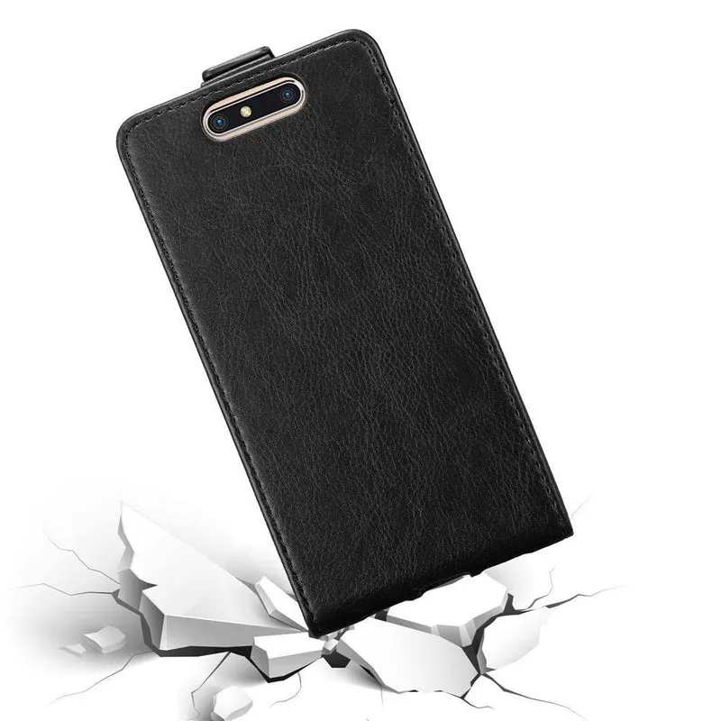 Cadorabo Hülle kompatibel mit ZTE Blade V8 Schutzhülle im Flip Design mit Magnetverschluss