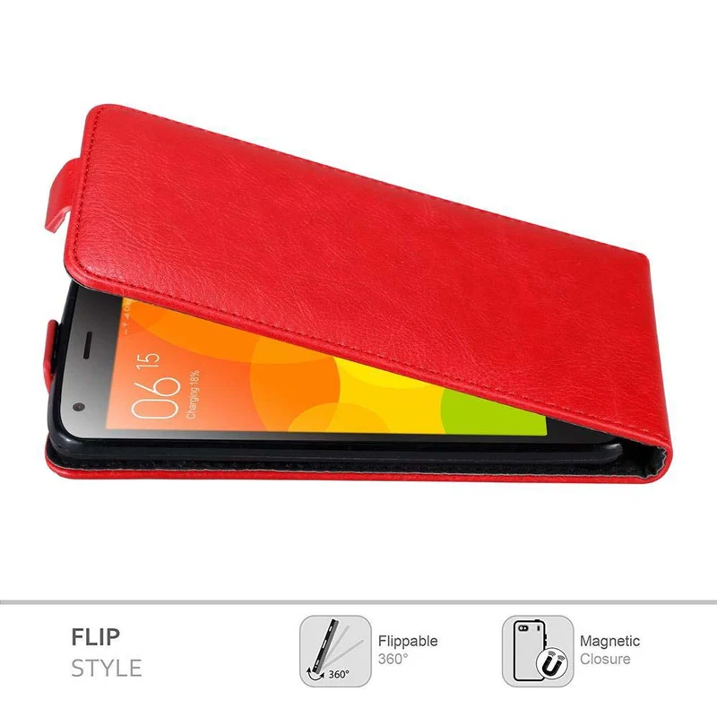 Cadorabo Hülle kompatibel mit Xiaomi Mi 2 Schutzhülle im Flip Design mit Magnetverschluss