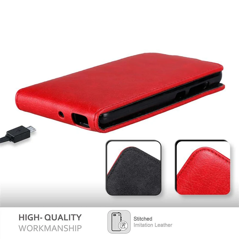 Cadorabo Hülle kompatibel mit Xiaomi Mi 2 Schutzhülle im Flip Design mit Magnetverschluss