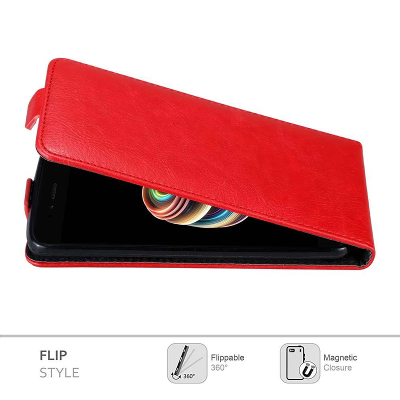 Cadorabo Hülle kompatibel mit Xiaomi Mi A1 / Mi 5X Schutzhülle im Flip Design mit Magnetverschluss