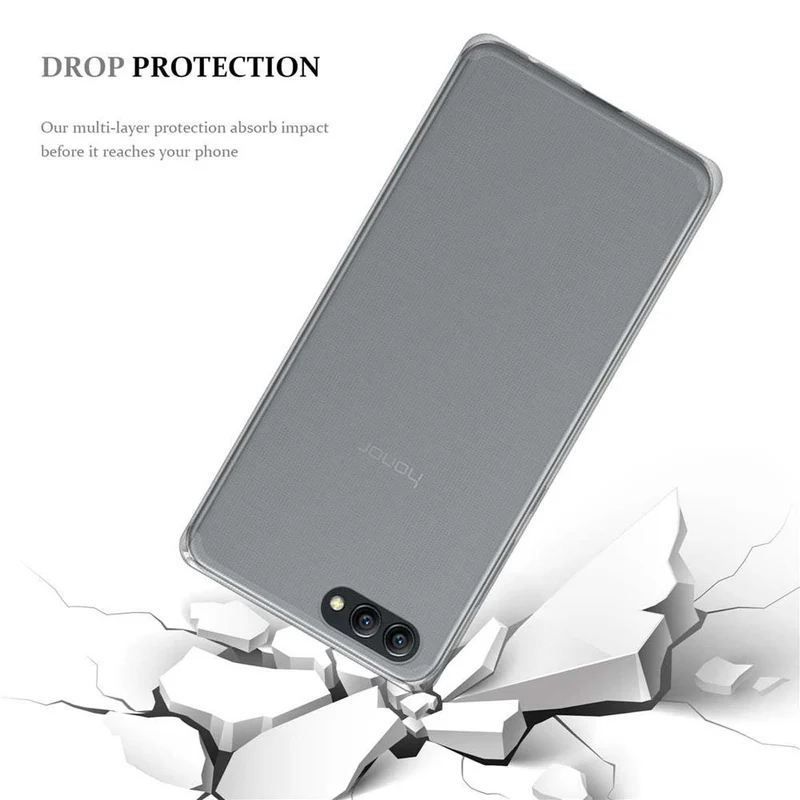 Cadorabo Hülle kompatibel mit Honor View 10 Schutzhülle aus flexiblem TPU Silikon