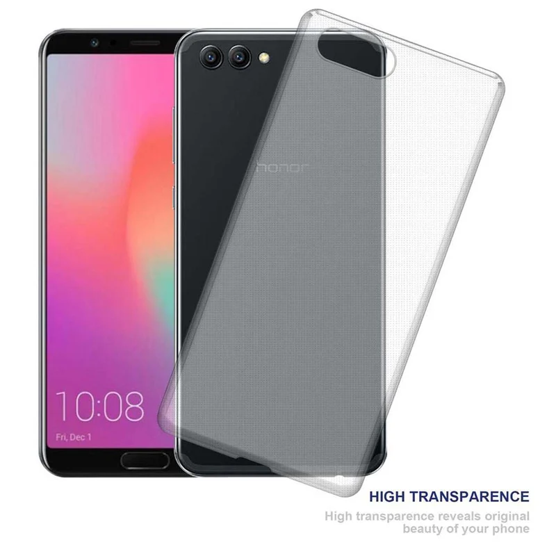 Cadorabo Hülle kompatibel mit Honor View 10 Schutzhülle aus flexiblem TPU Silikon