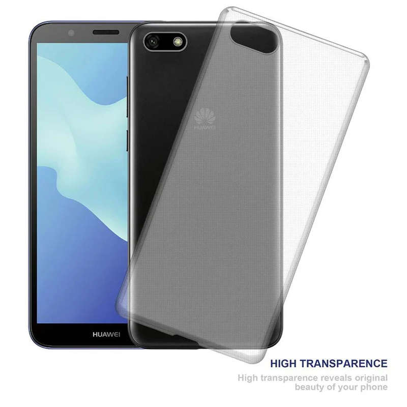 Cadorabo Hülle kompatibel mit Honor 7S / Huawei Y5 2018 Schutzhülle aus flexiblem TPU Silikon