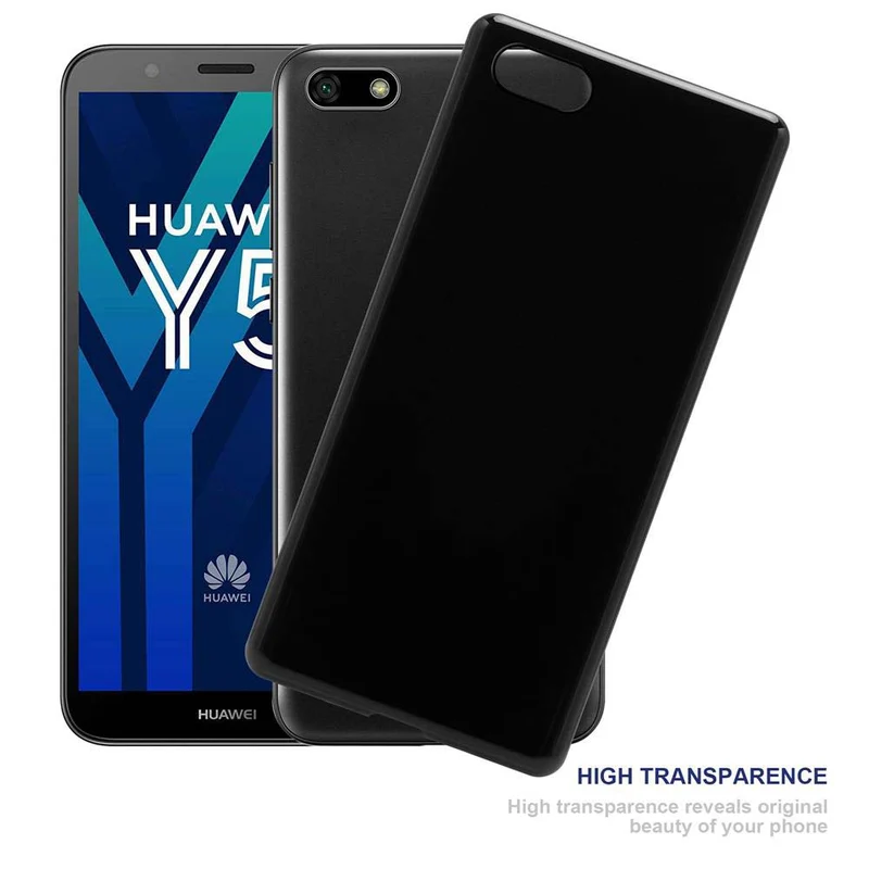 Cadorabo Hülle kompatibel mit Honor 7S / Huawei Y5 2018 Schutzhülle aus flexiblem TPU Silikon