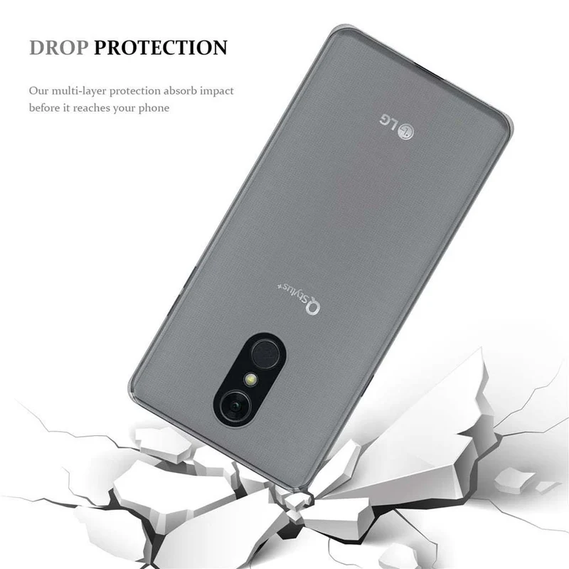 Cadorabo Hülle kompatibel mit LG Q STYLUS Schutzhülle aus flexiblem TPU Silikon