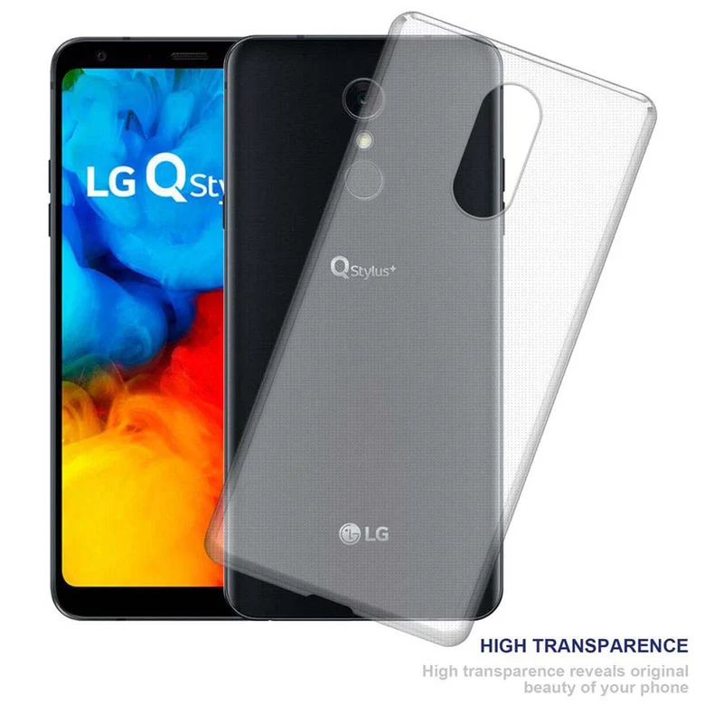 Cadorabo Hülle kompatibel mit LG Q STYLUS Schutzhülle aus flexiblem TPU Silikon