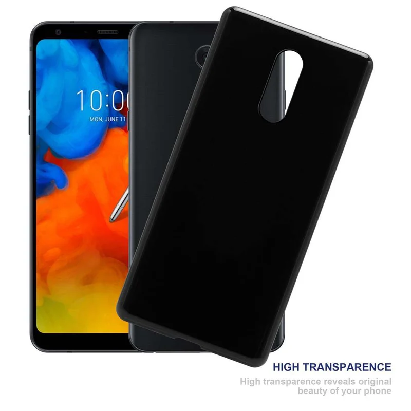 Cadorabo Hülle kompatibel mit LG Q STYLUS Schutzhülle aus flexiblem TPU Silikon