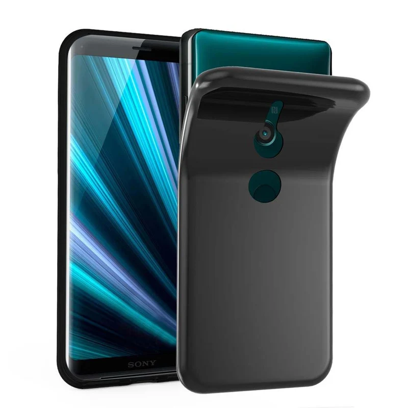 Cadorabo Hülle kompatibel mit Sony Xperia XZ3 Schutzhülle aus flexiblem TPU Silikon