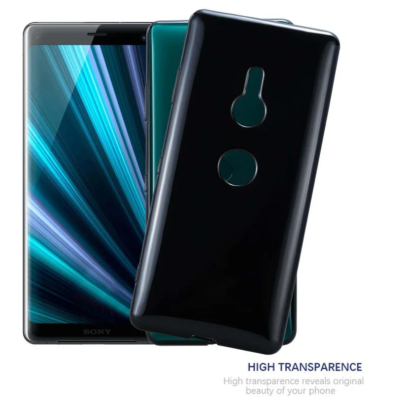 Cadorabo Hülle kompatibel mit Sony Xperia XZ3 Schutzhülle aus flexiblem TPU Silikon