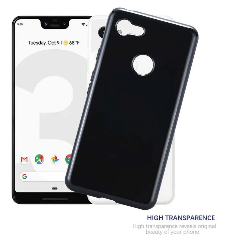 Cadorabo Hülle kompatibel mit Google PIXEL 3 XL Schutzhülle aus flexiblem TPU Silikon