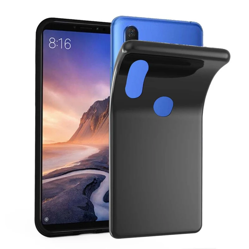 Cadorabo Hülle kompatibel mit Xiaomi Mi MAX 3 Schutzhülle aus flexiblem TPU Silikon
