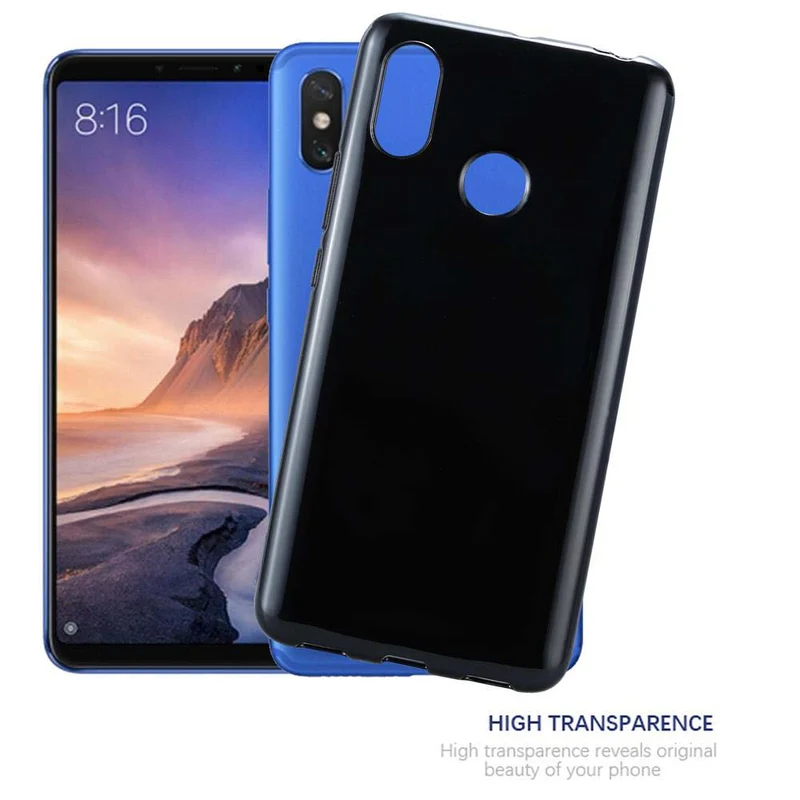 Cadorabo Hülle kompatibel mit Xiaomi Mi MAX 3 Schutzhülle aus flexiblem TPU Silikon