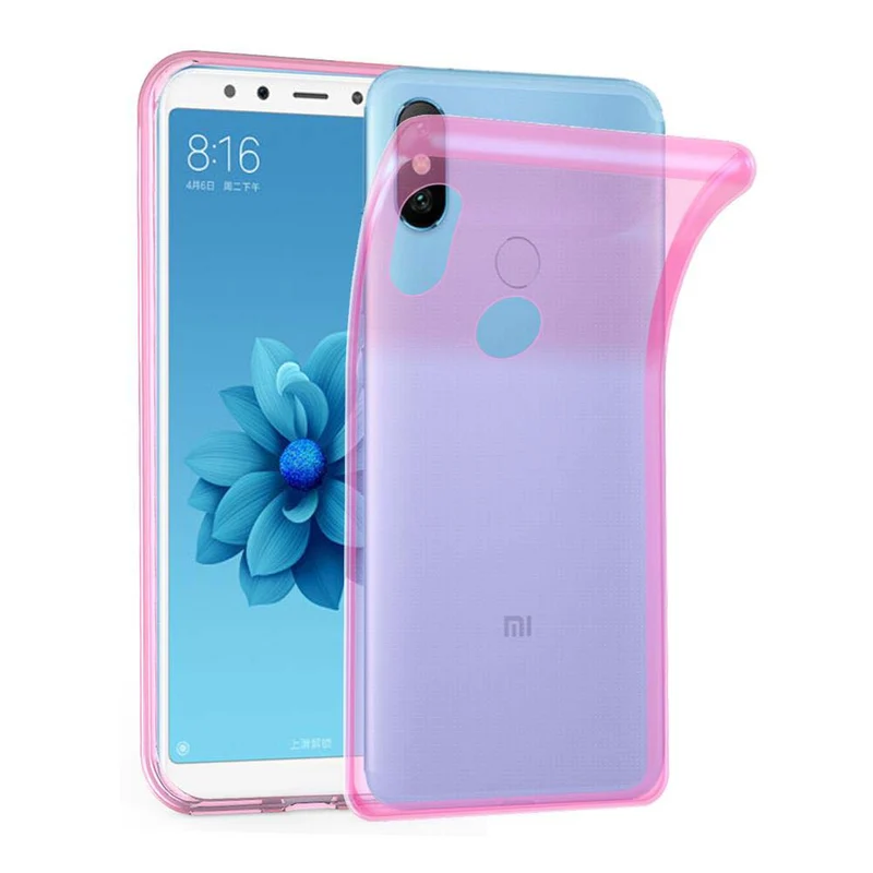 Cadorabo Hülle kompatibel mit Xiaomi Mi A2 / Mi 6X Schutzhülle aus flexiblem TPU Silikon