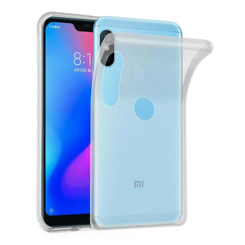 Cadorabo Hülle kompatibel mit Xiaomi Mi A2 LITE / RedMi 6 PRO Schutzhülle aus flexiblem TPU Silikon