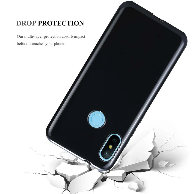 Cadorabo Hülle kompatibel mit Xiaomi Mi A2 LITE / RedMi 6 PRO Schutzhülle aus flexiblem TPU Silikon